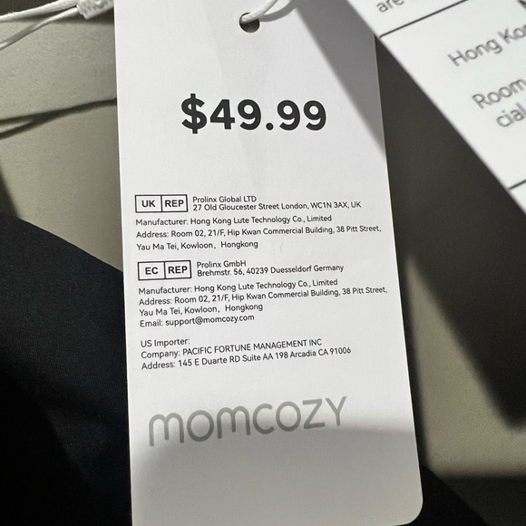 Momcozy Black 2XL Nursing Bra (38BCD equivalent) - Picture 3 of 7